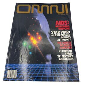 Omni Magazine Dec 1989 Featuring AIDS Redefining Medicine & Star Wars Astronomy